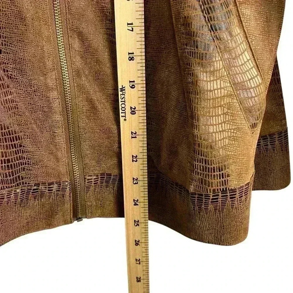 Erin London Brown Full Zip Jacket | Size XL - Picture 7 of 9